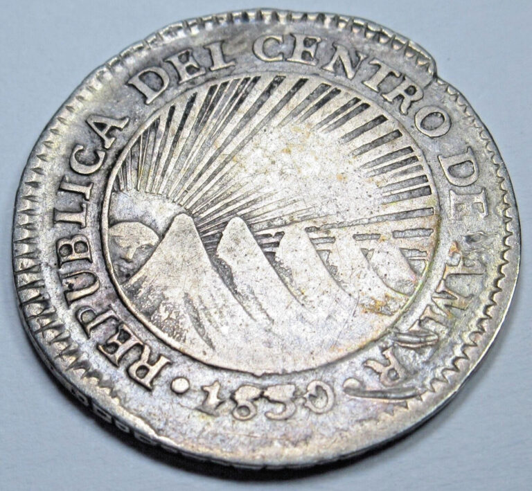 Read more about the article 1830 T-F Honduras Central American Republic Silver 1 Reales Genuine 1800’s Coin