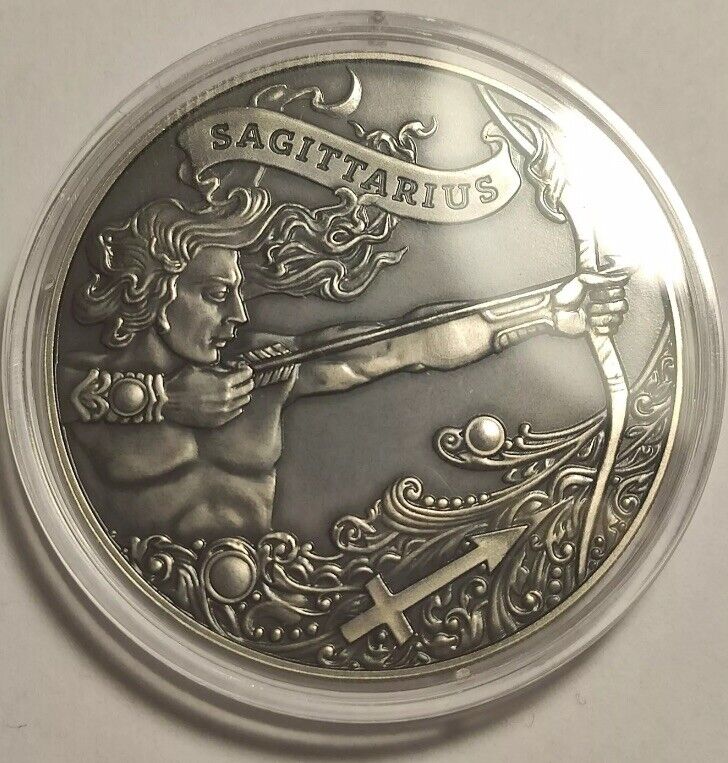 Read more about the article Belarus 1 rubles 2015 Sagittarius Zodiac Horoscope  Silver coin