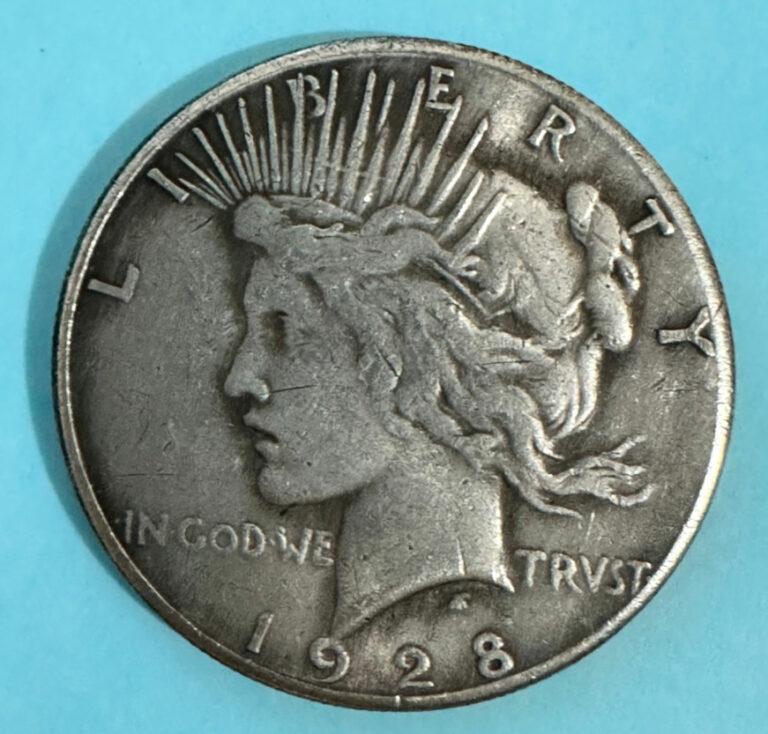 Read more about the article Peace Silver 1928- S High Relief – Peace Silver One Dollar S$1 Coin 1928- S