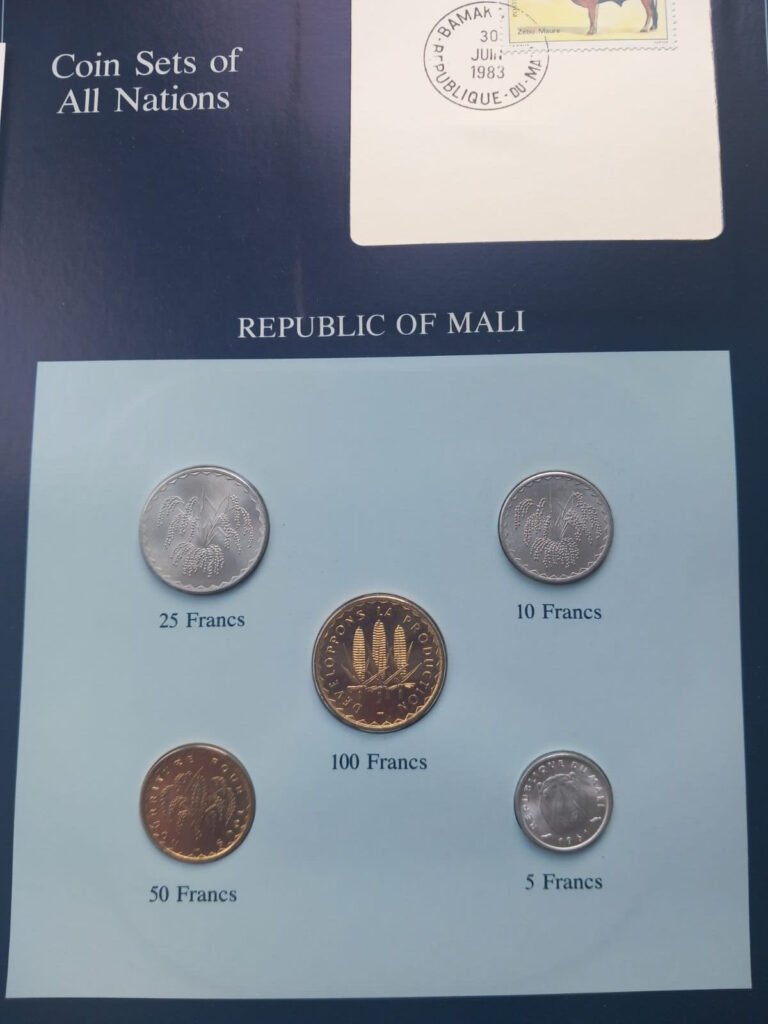 Read more about the article Coin Sets of All Nations – Republic Of Mali Uncirculated Coin Set  Coa Inc