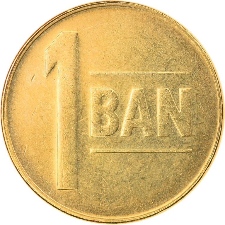 Read more about the article Romanian Coin 1 Ban | Eagle | Romania | 2005 – 2017
