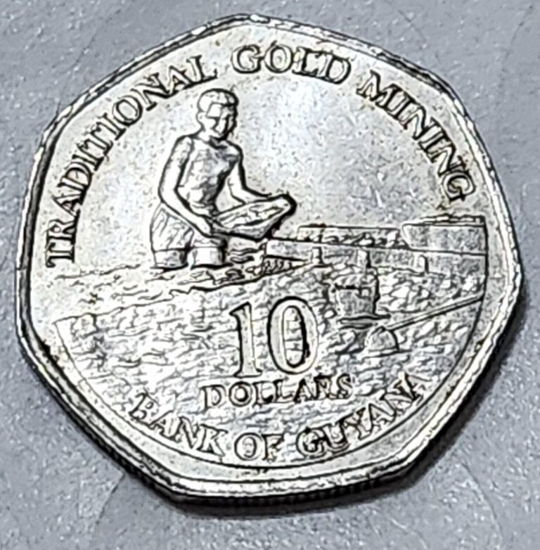 Read more about the article GUYANA 🇬🇾 TEN (10) DOLLARS COIN 2011