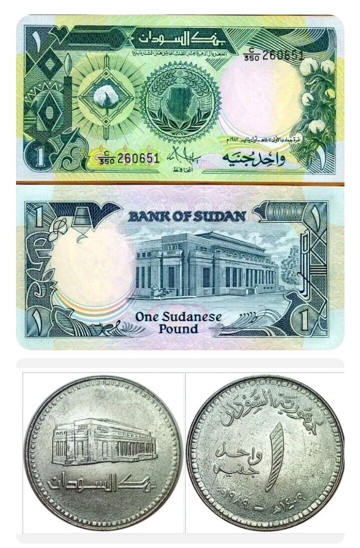 Read more about the article UNC 90PC Set: SUDAN 1 pound  1987  Banknotes 1 Pound 1989 FAO Coins Currency