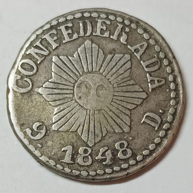 Read more about the article ARGENTINA CORDOBA 1 Real 1848. Silver