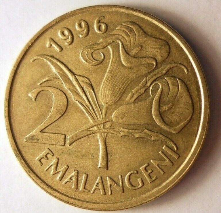 Read more about the article 1996 SWAZILAND 2 EMALANGENI – Excellent Exotic – FREE SHIP – BARGAIN BIN #200