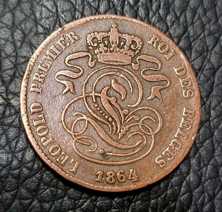 Read more about the article 1864 Belgium 2 Centimes Coin
