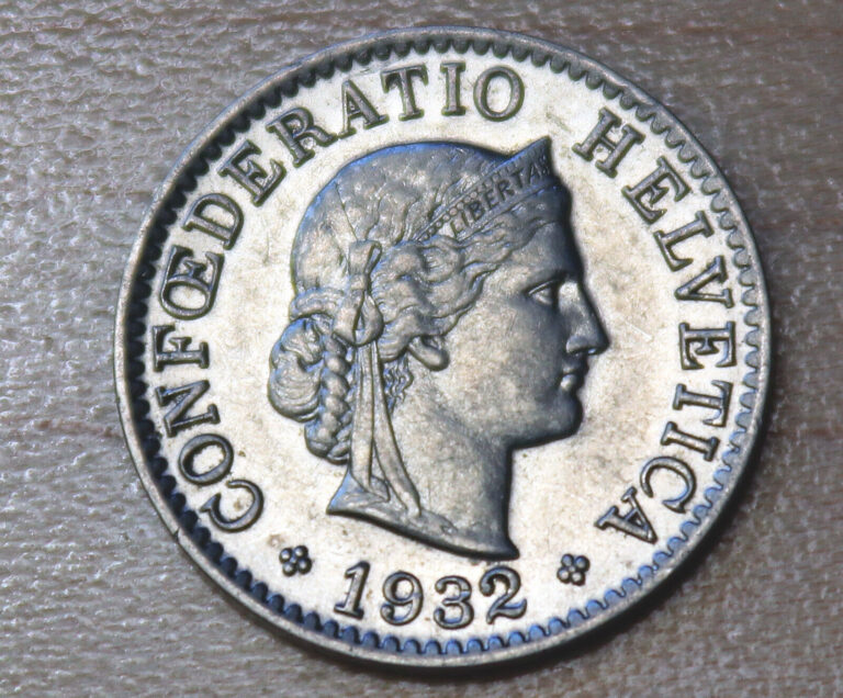 Read more about the article 1932 Switzerland 5 Rappen