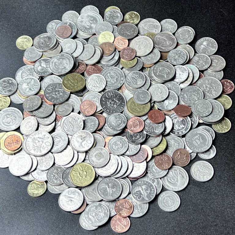 Read more about the article Singaporean Coins 🇸🇬 1LB of Random Coins from Singapore  ~140 Coins 🇸🇬