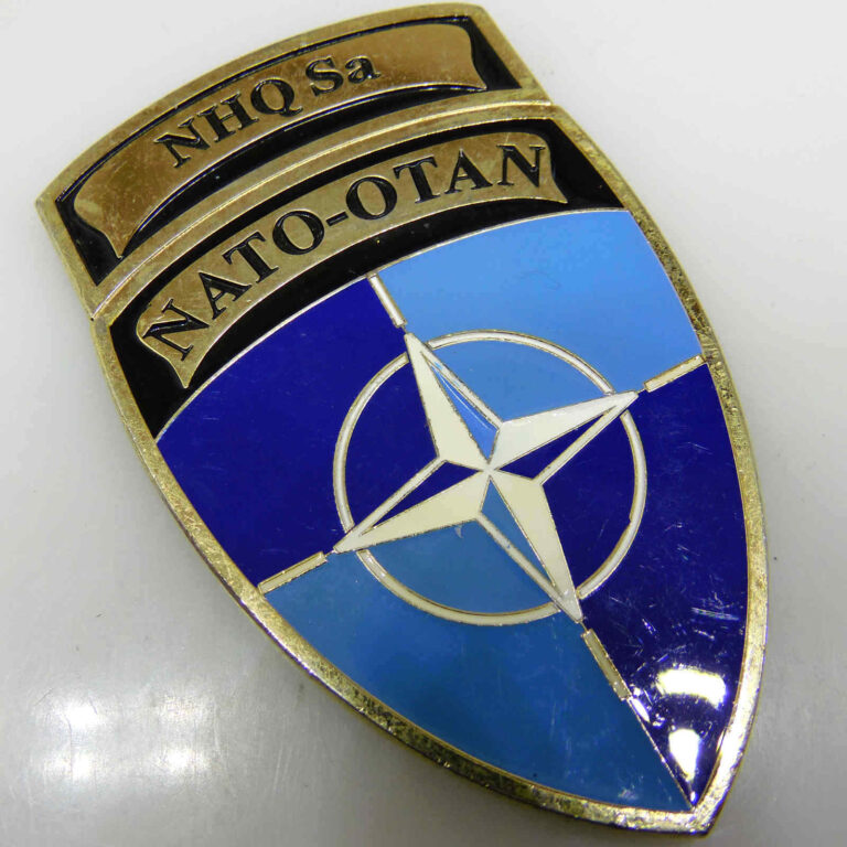 Read more about the article NATO OTAN NHQ SA NATO HEADQUARTERS BOSNIA AND HERZEGOVINA CHALLENGE COIN