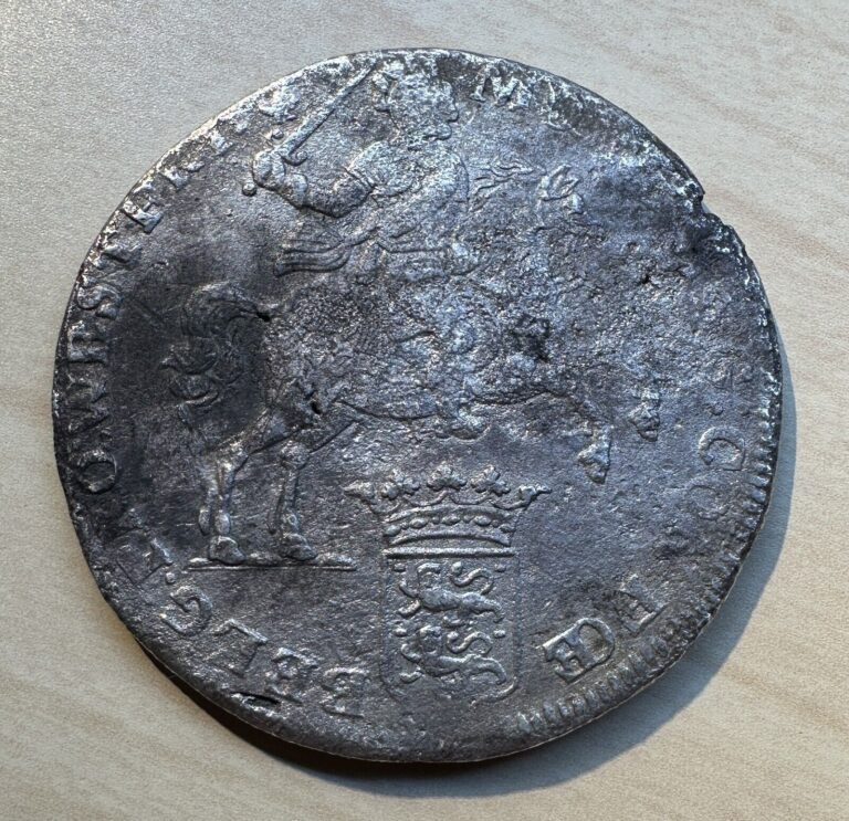 Read more about the article 1742 Netherlands West Friesland Silver Rider Ducaton Unknown Shipwreck
