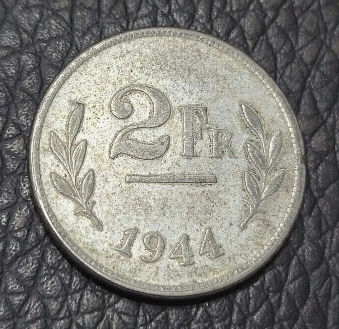 Read more about the article 1944 Belgium 2 Francs Coin