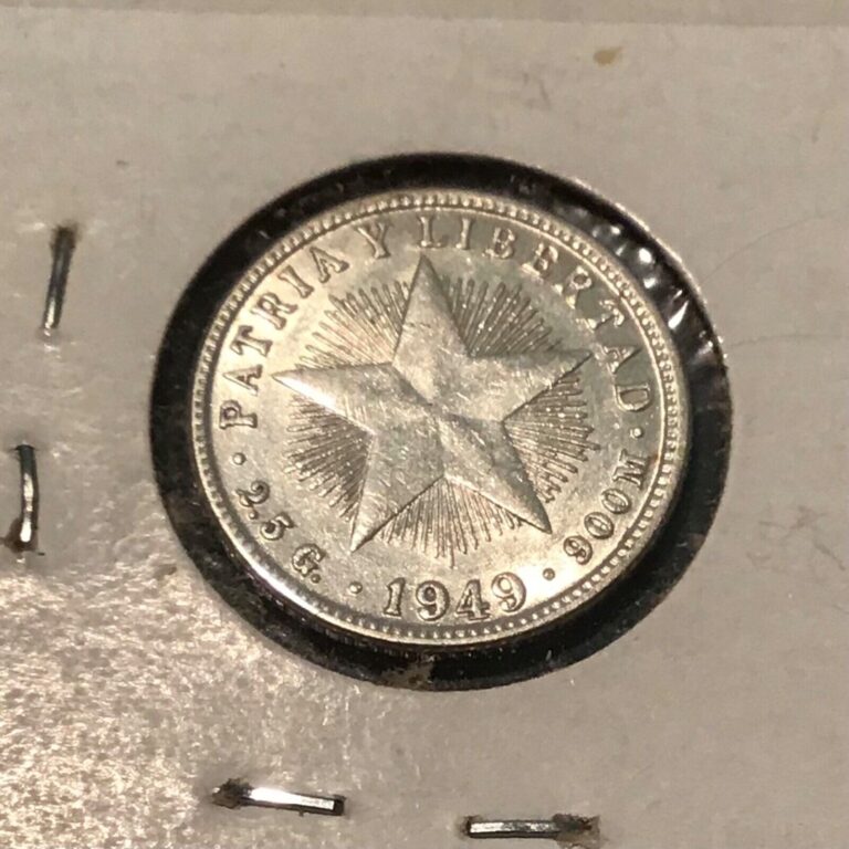 Read more about the article 1949 10 CENTAVO 90% SILVER HIGH GRADE WORLD COIN.