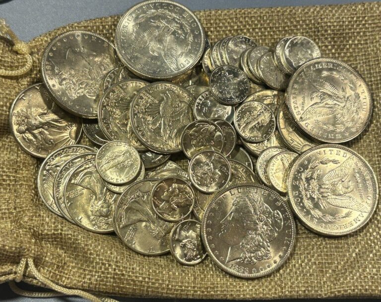Read more about the article UNCIRCULATED SILVER COINS DIMES QUARTERS HALF DOLLARS PRE 1965 COLLECTION