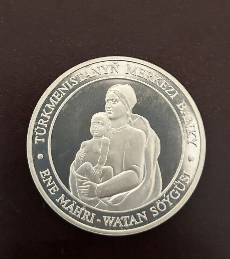 Read more about the article Turkmenistan 2002 Mother And Child Silver Proof Coin