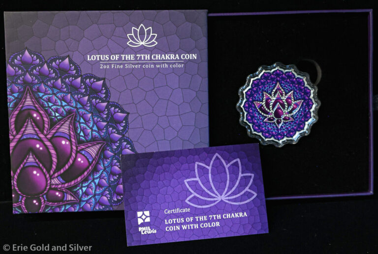 Read more about the article 2024 $5 Solomon Islands Phil Lewis Lotus of the 7th Chakra 2 oz Silver Coin OGP