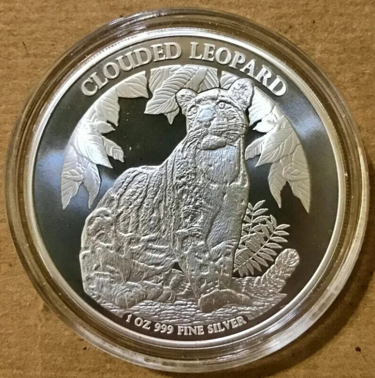 Read more about the article 2023 Cambodia 1 oz Silver Wildlife Series – Clouded Leopard