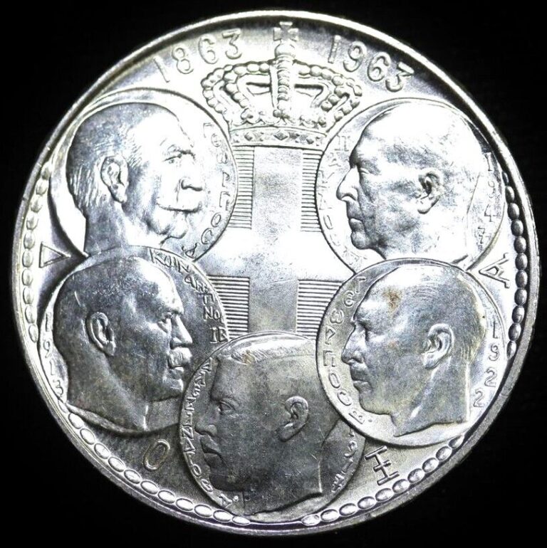 Read more about the article 1963 GREECE 30 Drachmai SILVER Coin –  UNCIRCULATED