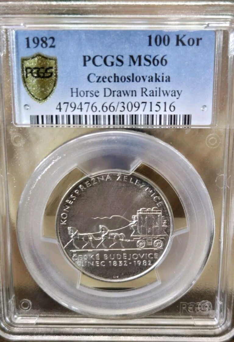 Read more about the article Silver 1982 Eastern European Czechoslovakia Silver Coin – MS66 – PCGS Graded