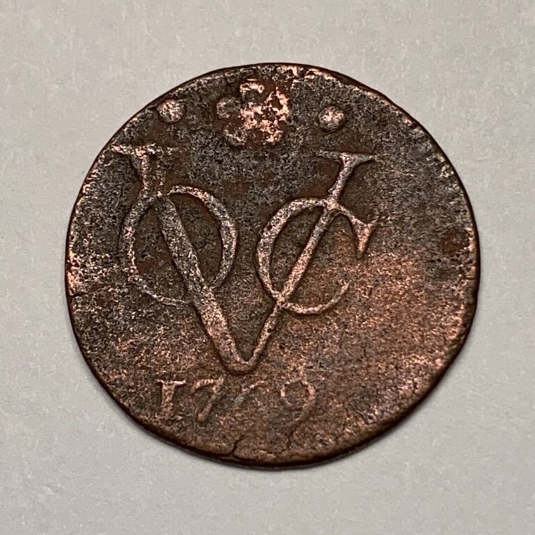 Read more about the article 1700’s Coin – Netherlands East Indies Half Duit  FREE SHIPPING