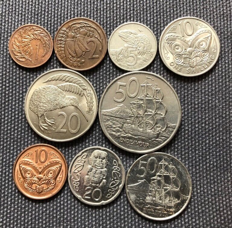 Read more about the article New Zealand 🇳🇿 Lot Of 9  World Foreign Coins