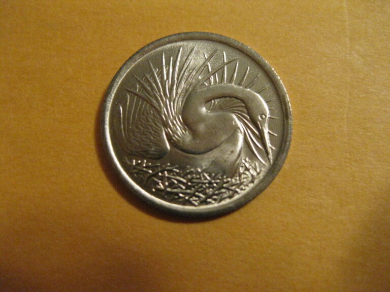 Read more about the article 1974 Singapore coin   Great White Egret   Uncirculated beauty animal bird nice