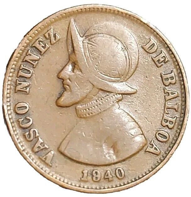 Read more about the article 1940 Panama 1 1/4 Centimos Old Copper Coin KM 15