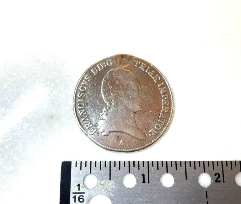 Read more about the article 1815 AUSTRIA KING FRANCIS I Genuine Silver Thaler Coin RARE ANTIQUE VINTAGE