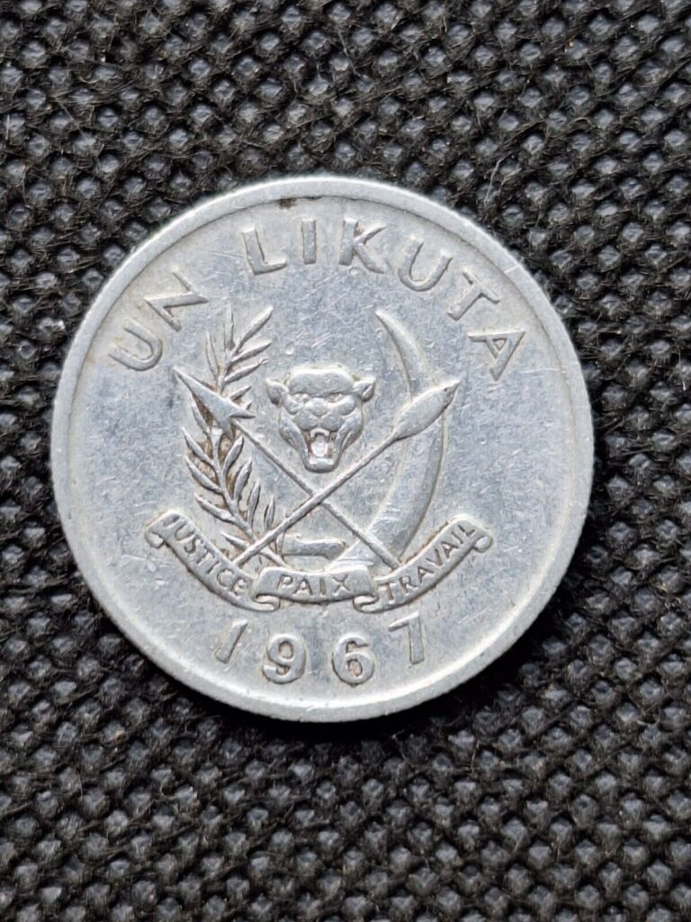 Read more about the article 1967 Congo 1K un likuta coin