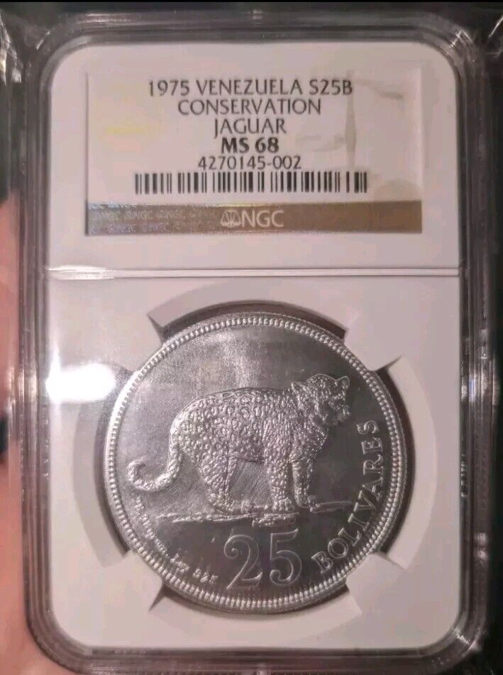 Read more about the article Venezuela 25 Bolivares 1975 Jaguar