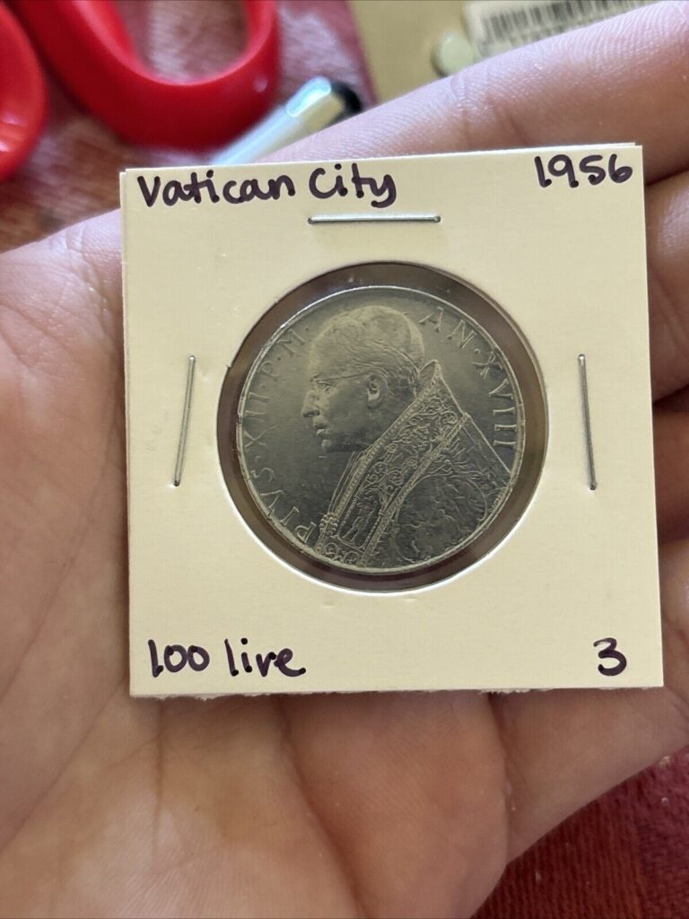 Read more about the article 1956 Vatican City 100 Lire Coin – Pope Pius XII – (US SELLER) OFFERS CONSIDERED!