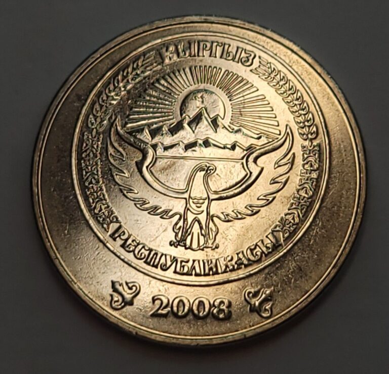 Read more about the article KYRGYZSTAN 3 SOM 2008-BU-KM#15-21MM-KOOKOR