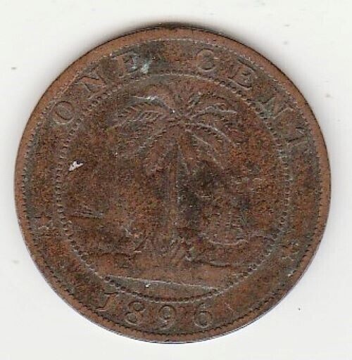 Read more about the article 1896-H | Liberia | 1 Cent | KM# 5 | Very Fine
