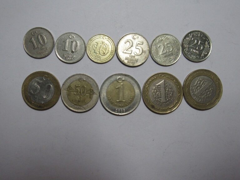 Read more about the article Lot of 11 Different Current Turkey Coins – 2005 to 2010 – Circulated