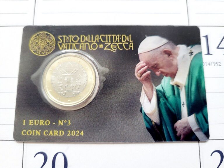 Read more about the article 2024 VATICAN 1 EURO COIN CARD