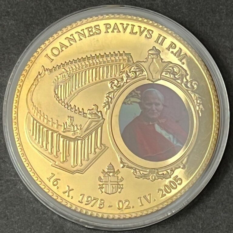 Read more about the article 2005 Vatican Pope Jean Paul II  5oz Medal Coin