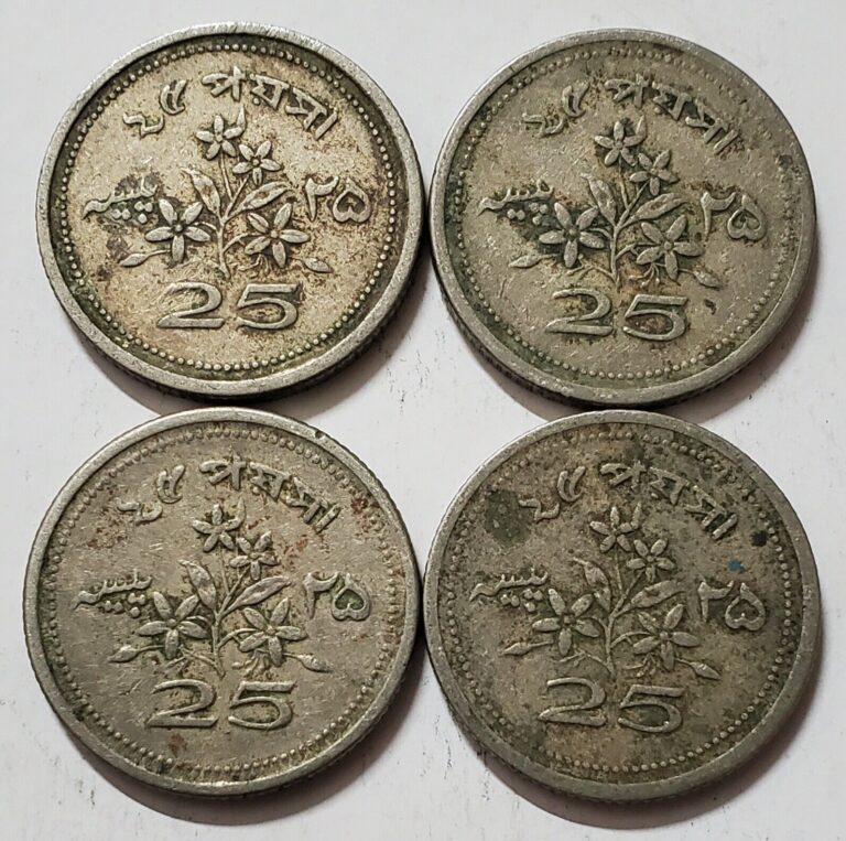 Read more about the article Pakistan 1968-1970  25 Paisa Coin (1 Random Coin)