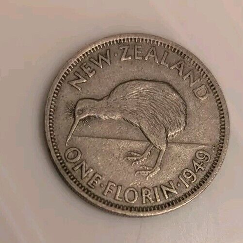 Read more about the article 1949 New Zealand Florin – Nice Semi-Key Date Coin – See Pictures
