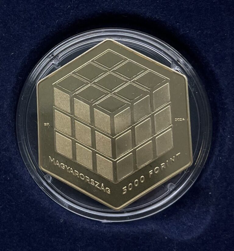 Read more about the article 2024 3000 Forint Hungary 50th Anniversay Of The Rubik’s Cube Hungarian Coin.