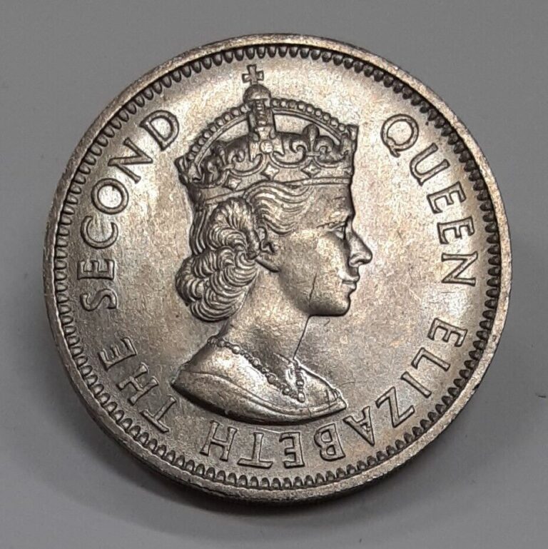 Read more about the article 1959 Nigeria 2 Shillings Copper-Nickel Coin of Queen Elizabeth II  UNC/Toning