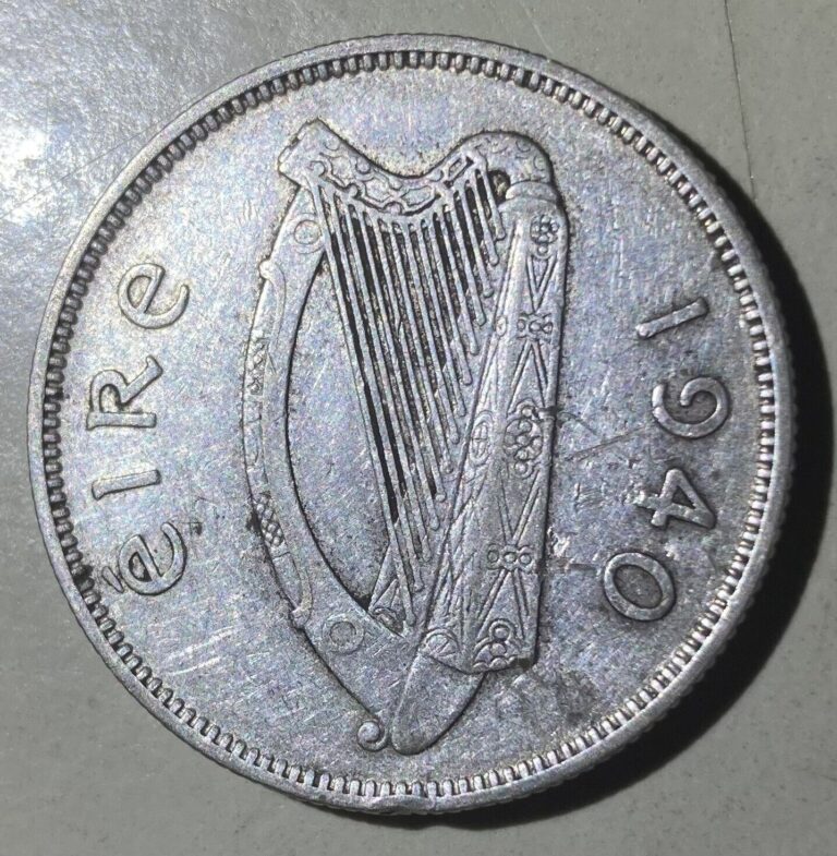 Read more about the article 1940 Ireland Florin Irish Silver Coin