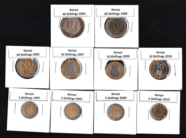 Read more about the article KENYA 1997-2010 SET OF 10 COINS