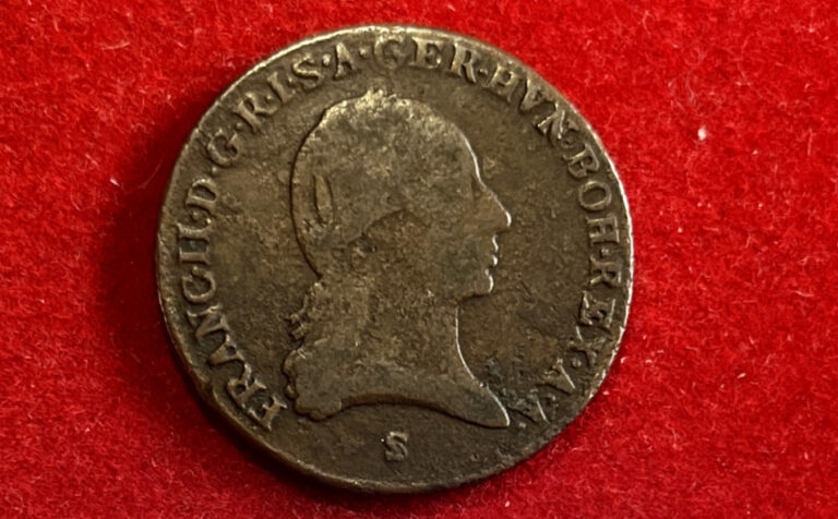 Read more about the article Austria 1800s 3 Kreuzer KM#2115.3 Franz II Copper Coin T642