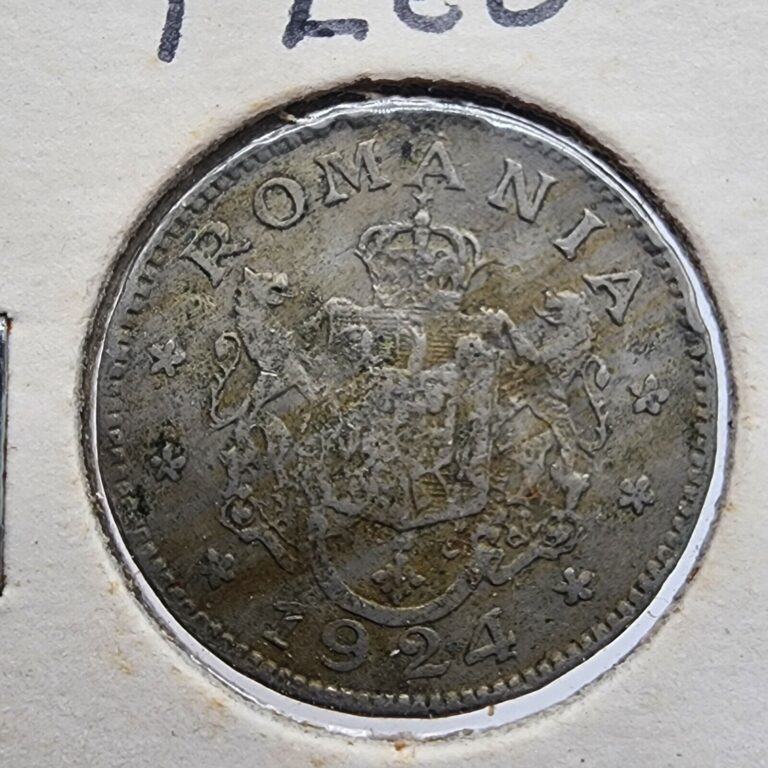 Read more about the article 1924 Romania 1 Leu coin