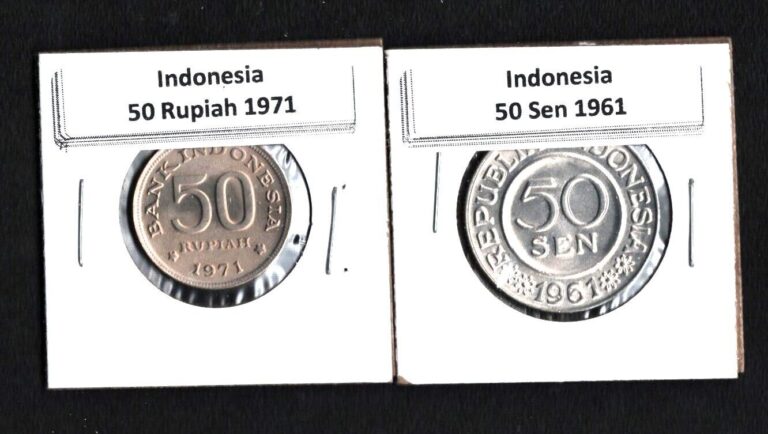 Read more about the article INDONESIA 1961  1971 SET OF 2 COINS