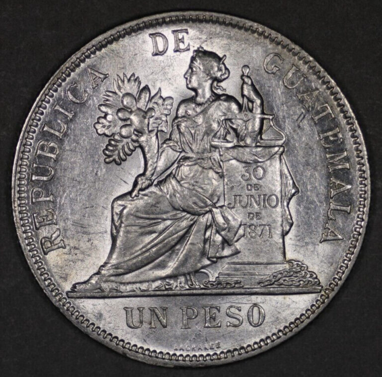 Read more about the article 1895 Guatemala Silver Peso Lustrous