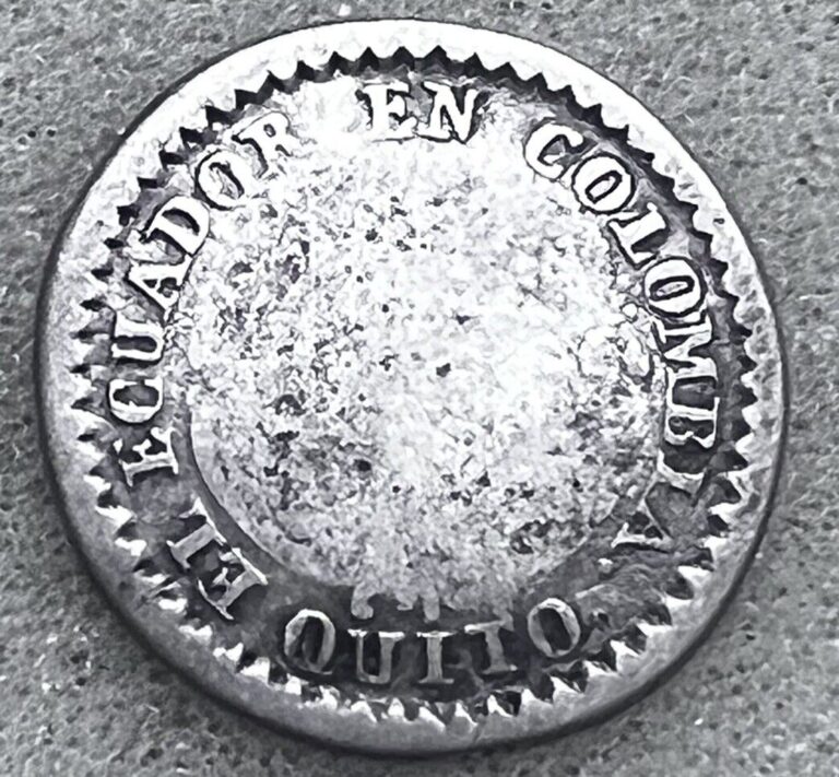 Read more about the article Very Rare Ecuador silver coin 1 Real 1833 Scarce