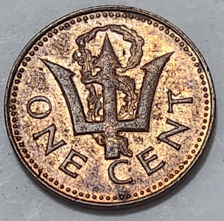 Read more about the article BARBADOS 🇧🇧 ONE (1) CENT COIN 1979