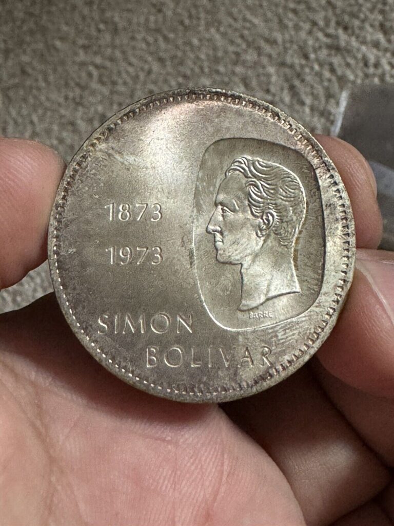 Read more about the article 1973 Venezuela 10 Bolivares – Huge Silver Coin