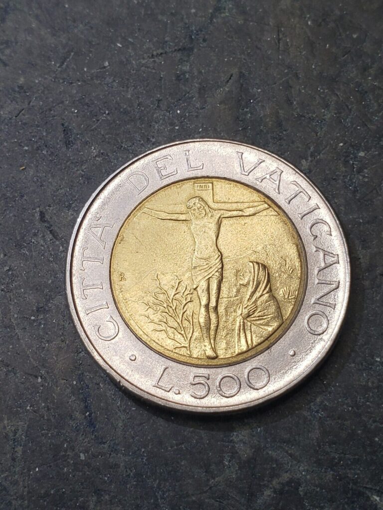 Read more about the article 1987 Vatican City 500 Lire Coin #765i