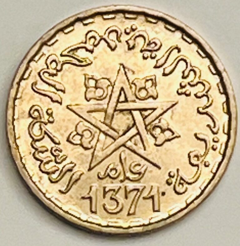 Read more about the article AH1371-1952 Morocco 10 Francs Y# 49 Uncirculated Condition